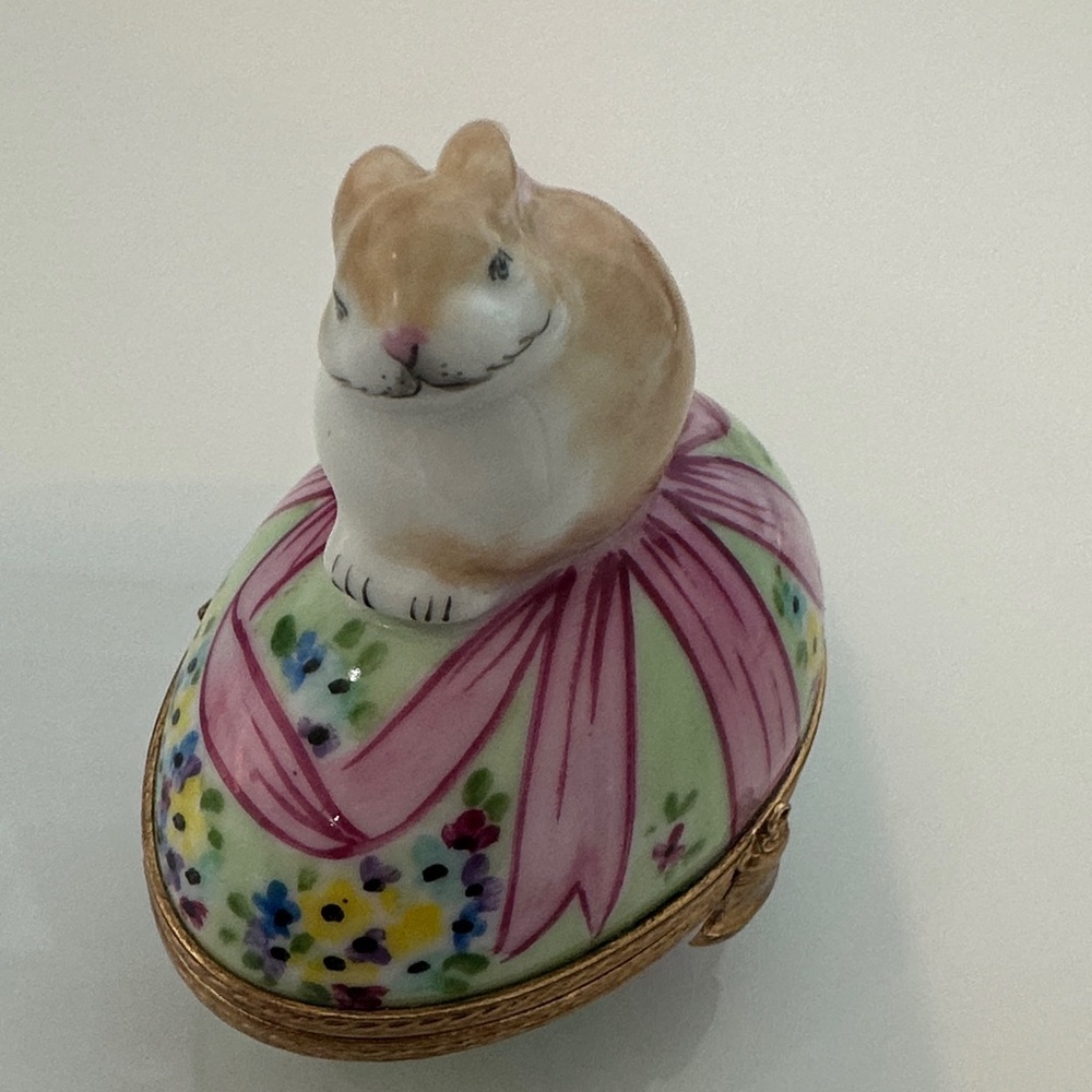 Limoges France Hand Painted Porcelain Trinket Box Pierre Arquié Lim Edit #091750